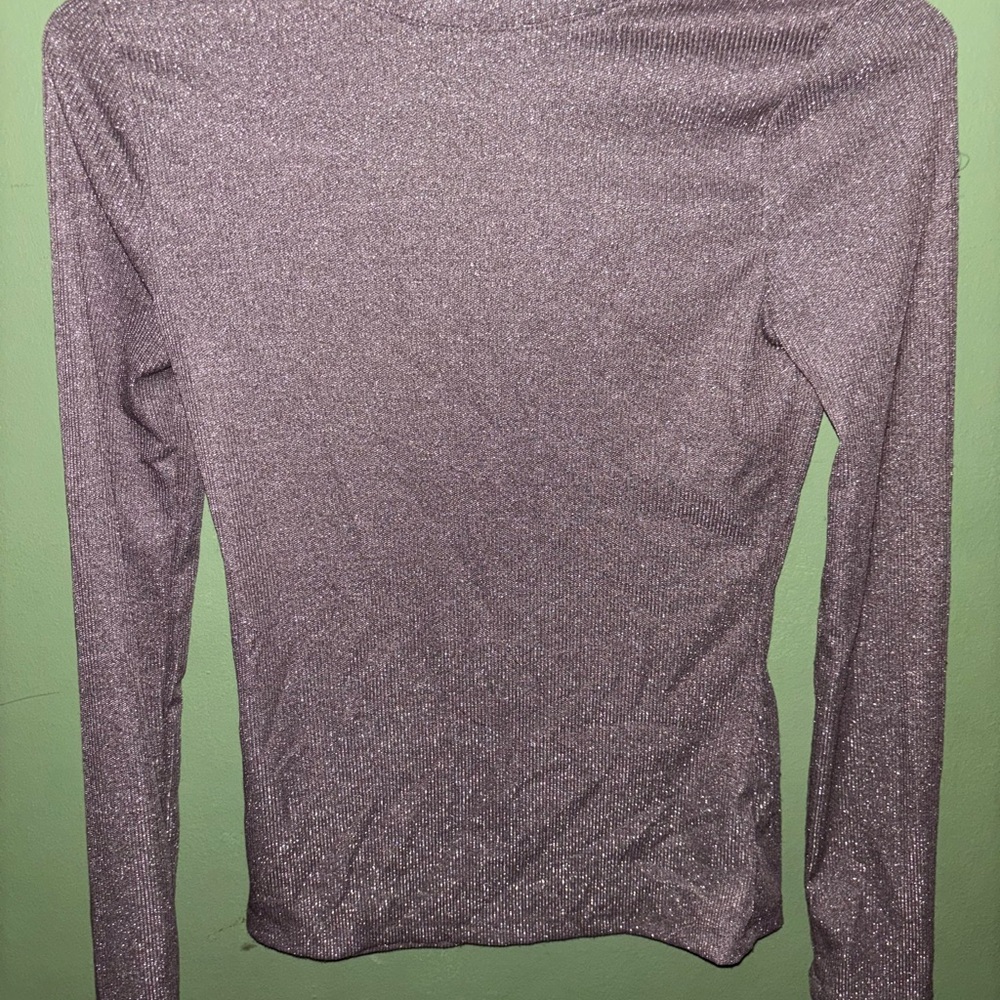 Shimmering Long Sleeve Top